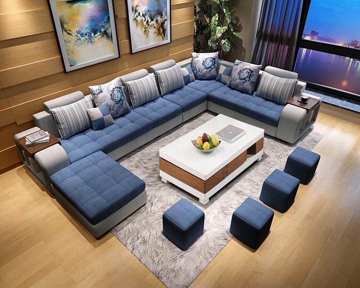 布藝沙發(fā)圖片